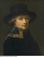 Selbstbildnis im Reisekostüm