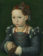 Mädchen mit Vogel