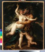 Pan und Nymphe